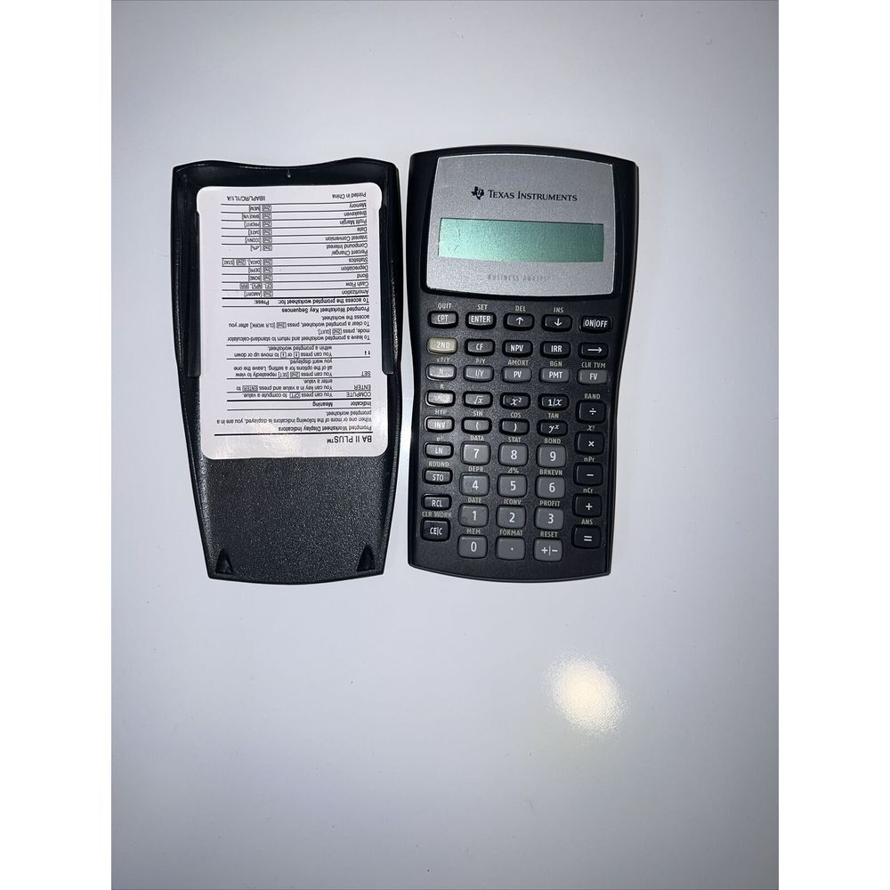Texas Instruments BA 2 II PLUS Business Analyst Financial Calculator